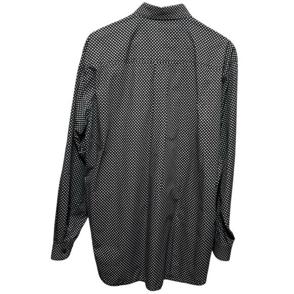 Cinch Mens Black Purple Dot Print Western Button Up Shirt L Rodeo Ranch Cowboy - Picture 3 of 6